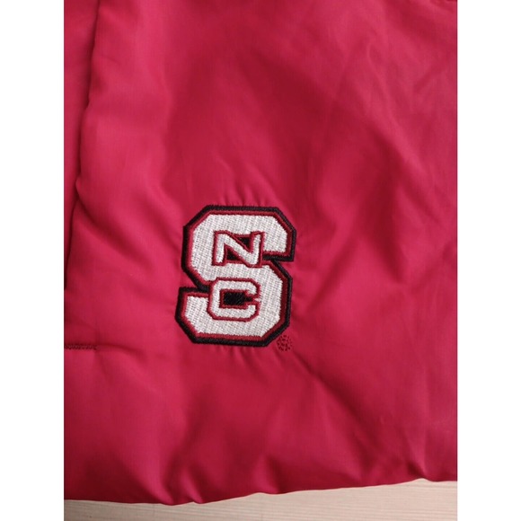 Adidas NC State Wolfpack Puffer Vest Red Womens Full Zip Embroidered Size S - Picture 5 of 9